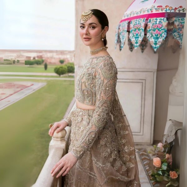 A Peach Reverie | Lehenga Choli - Image 4